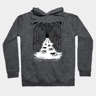 Werewolf Transformation Footprints Hoodie